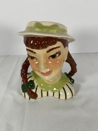 Vintage Lady Head Vase - Ceramic Arts Studio