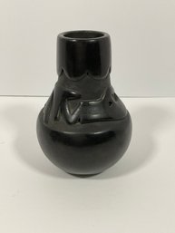 Blue Corn - San Ildefonso (1921-1999) Pueblo Gunmetal Vessel