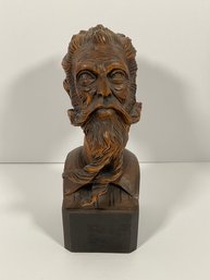 Carved Wood Bust - Spain