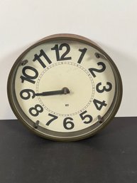 MCM Style Round Clock - (Wa. Clock Works)