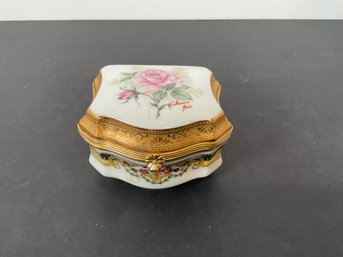 Limoges - France Porcelain Trinket Jar