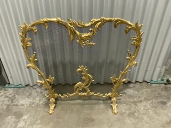 Brass Fireplace Screen