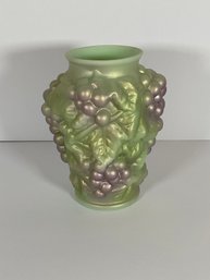 Signed Fenton Art Glass Vase