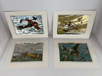 (4) Wings Of Glory - Color Etchings