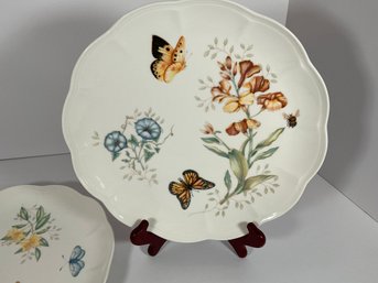 (6) Lenox 'Butterfly Meadow' Dinner Plates - # -2