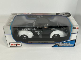 Maisto 1939 Ford Police Cruiser Die Cast - 1/18 Scale