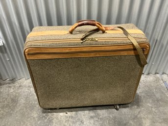 Vintage Hartmann Tweed Suitcase