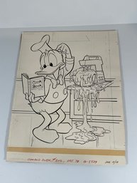 Donald Duck Drawing - As Shown.