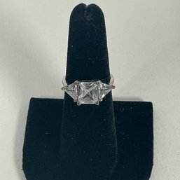 Sterling CZ Ring - Size 6 1/2