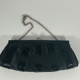 Beaded Blk Purse