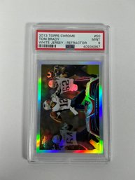 2013 Topps Chrome Ref Tom Brady (PSA Mint 9)