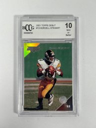 2001 Topps Debut Kordell Stewart (Mint 10 - Beckett)