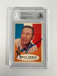 1961 Topps - Solly Hemus Auto (Beckett)