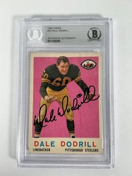 1959 Topps Dale Dodrill Auto (Beckett)