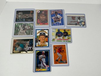 (10) Misc Baseball Cards - (Ripkin, Lofton Etc.)