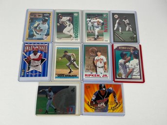 (10) Misc Baseball Cards - ( Ripkin, Larkin)