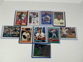 (10) Misc Baseball Cards -