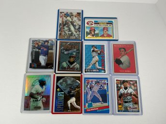 (10) Misc Baseball Cards - (Justic, Martinez Etc.)