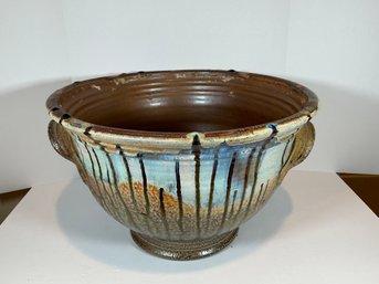 Lg Signed Studio Pottery - 18 X 12'