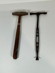 (2) Antique Hammers -