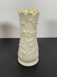 Belleek Porcelain 'Lily Of The Valley' Vase - (green Mark)