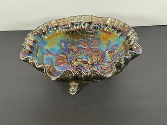 Vintage Carnival Glass Bowl -