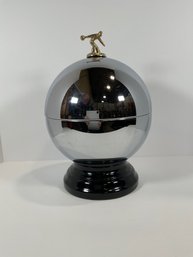 1950's Bowling Ball (mid Century) Liquor Dispenser Decanter