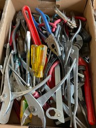 Box Lot Of Hand Tools -