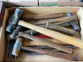 Box Lot Of Hammers