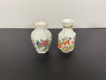 Aynsley Porcelain Bud Vases (SM)