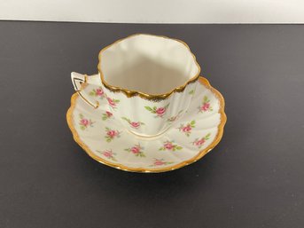 Victoria English Bone China Cup & Saucer