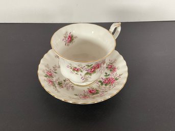 Royal Albert China 'Lavendar Rose'  Cup & Saucer