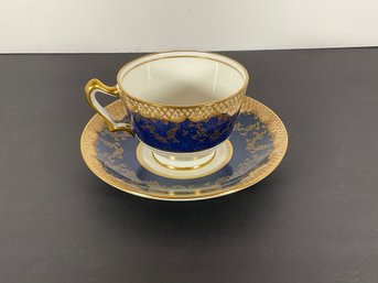 Staffordshire Crown China Cup & Saucer