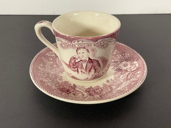 Windsor England/Adams Porcelain 'Old Kentucky' Cup & Saucer