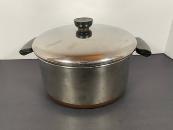 Vintage Revere Ware Copper Bottom Pot (med)