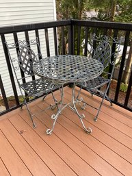 Outdoor Iron Patio Bistro Set