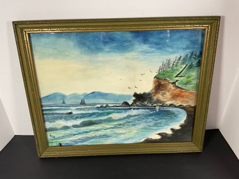 Beautiful Antique Watercolor - Signed