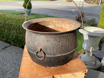 Old Cast Iron Kettle