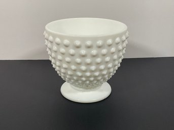 Fenton Milk Glass Hobnail Bowl
