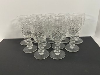 (11) Libby 'rock Sharp' Apertif Glasses