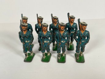 (8) Barclays Iron Toy Soldiers (WWII Era) Lot 2