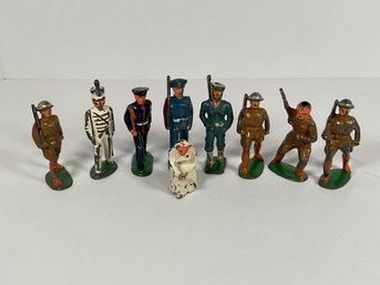 (9) WWII Manoil/Lead Toy Soldiers - Lot 4