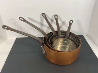 Copper Pan Set (5) - (DM)