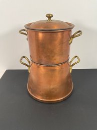 Copper Steamer - Marked Waldow NY (DM)