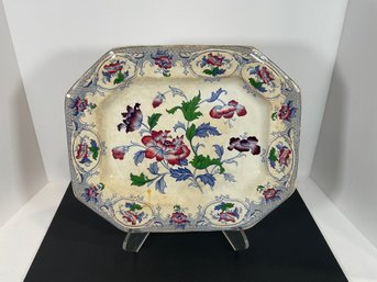 J R Ridgeways (19th Century) Porcelain Serving Platter - (DM)