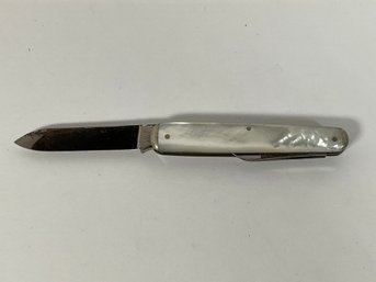 Mother Of Pearl Knife By E. Weck & Son