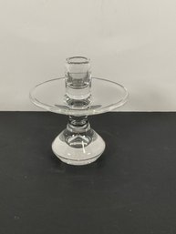 Steuben Glass Candle Holder - (DM)