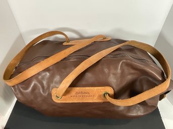 Bill Amberg (England) Leather Duffle Bag- (DM)