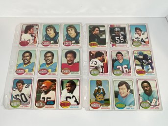 (18) 1975 Topps Football Cards - Lot 2
