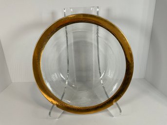 Art Glass Bowl - Signed.
